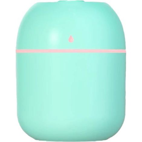 Mini-humidificateur portable, personnel et de bureau, alimenté par USB, ultra-silencieux, 2 modes de diffusion (bleu) (1/5)