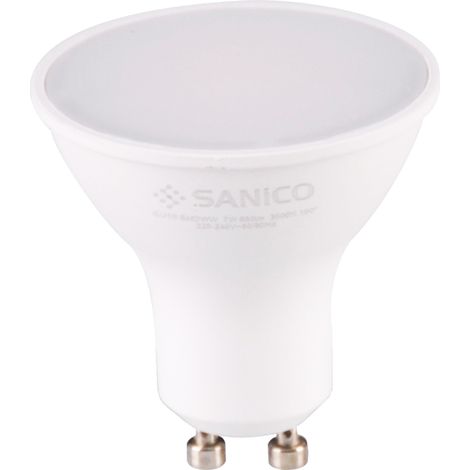 Ampoule LED GU10 7W 650 lm 3000K Polux Platinum chaud (1/3)