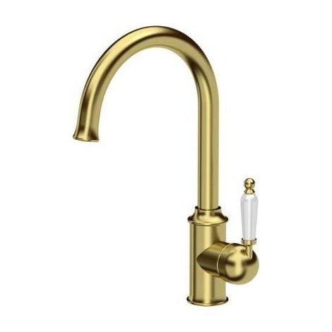 Quadron Rachel grifo de cocina oro acero inoxidable 330 mm