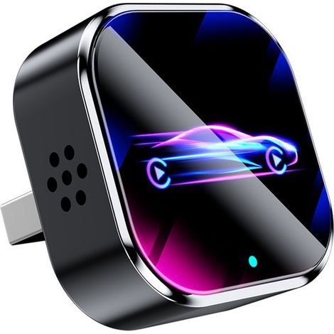 CarPlay Wireless Adapter 2025 Upgrade – 2-in-1 Android Auto & Apple CarPlay, Kabelgebunden zu kabellos, Plug & Play, Geeignet für iOS 10+ & Android 11+ (1/4)