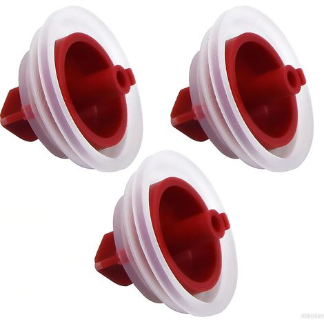Membranas de sellado de repuesto para válvulas de entrada de agua de inodoro, compatibles con las membranas de válvulas de entrada de agua TECE. (3 unidades) (1/5)