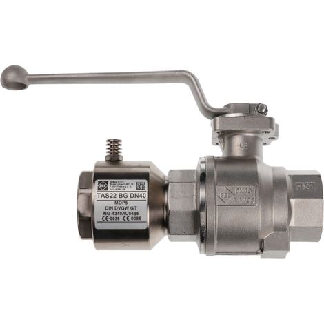 Kugelhahn 87E-11/2-TAE 22BG DN40 (Rp1 1/2) Dichtung Teflon, für Gas PN5 - 454635 von Weishaupt
