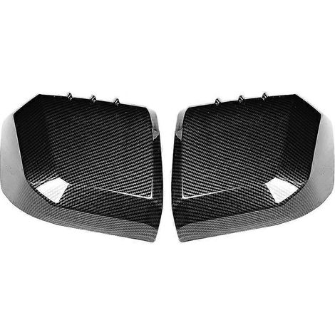 coques de rétroviseurs extérieurs style fibre de carbone pour voiture, compatibles avec Hiace 2019 (1/4)