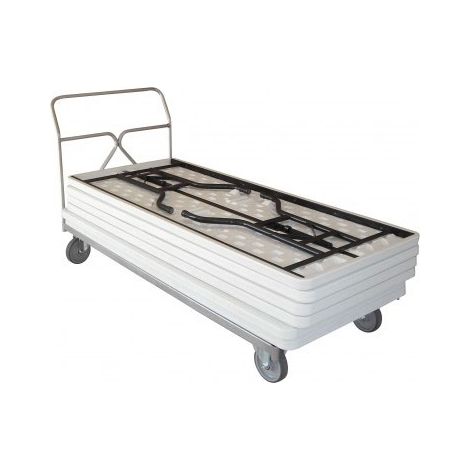 Carrello porta tavoli rettangolari - carico max 400 kg - 800007628