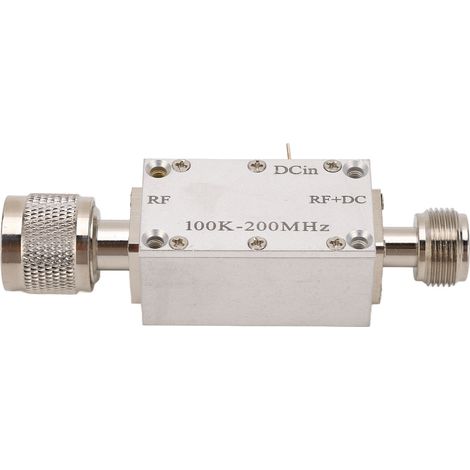 Module amplificateur RF large bande haute fréquence avec blocage CC et alimentation coaxiale en T pour modulation optique 0,1-200 MHz 1 A (1/5)