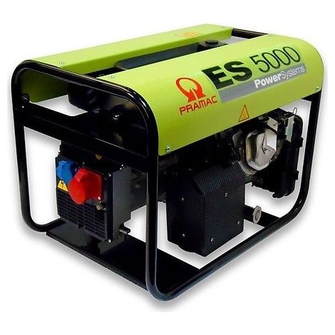Pramac – Groupe électrogène 3.9 kW monophasé essence 230 V – Démarrage manuel – Autonomie 6.59 heures – Capacité réservoir 11 litres (1/4)