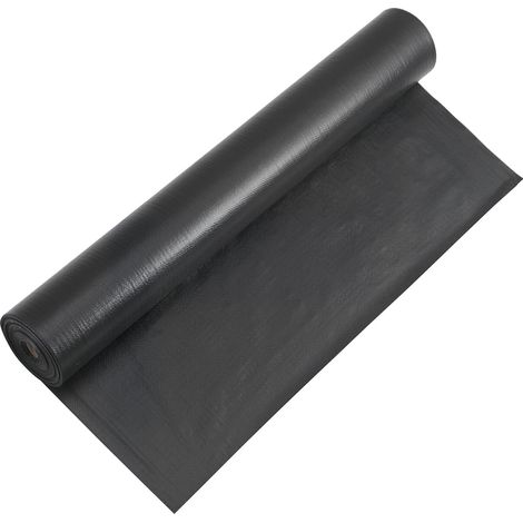 Rouleau de géotextile anti-érosion, 0,91 x 152,4 m, polypropylène robuste de qualité industrielle pour rétention des sédiments, clôture temporaire de chantier. (1/5)
