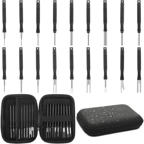 18pcs Automotive Connector Removal Tool Kit, Long Handles with Box (1/5)