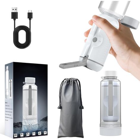 Bidé eléctrico portátil de viaje con depósito de agua de 200 ml, blanco. (1/5)