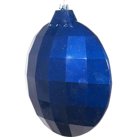 ARPIMEX Disco Decorazione di Natale 19,5 x 6,5 x 22 Cm Plastica Blu Scuro