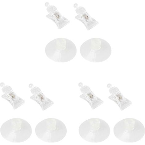 ventouse murale en plastique transparent de 47 mm