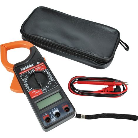 TEC HIT 732266 - Pince Ampèremétrique Digitale 600 V - Noir et Orange