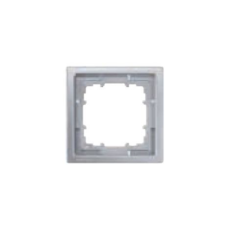 Telaio 1 elementi Siemens Delta Style METALLIC PLATINUM 5TG13211