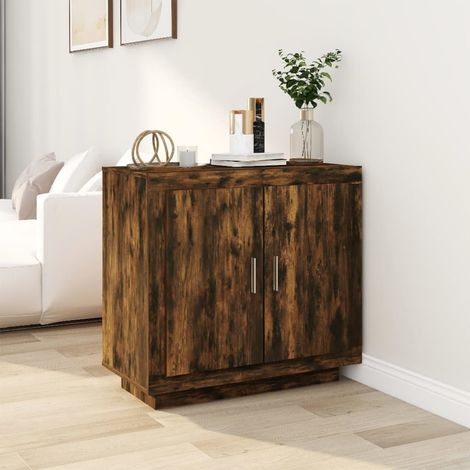 Sideboard Räuchereiche 80x40x75 cm Holzwerkstoff