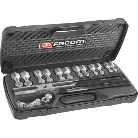 Facom – Module de servante 70 190 mm – Type de clé à main – Pour bois dur et teck – Capacité 13 pièces – Boîtier en plastique