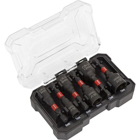Sealey Premier Impact Grade Nut Driver Set 6pc AK8287 (1/5)