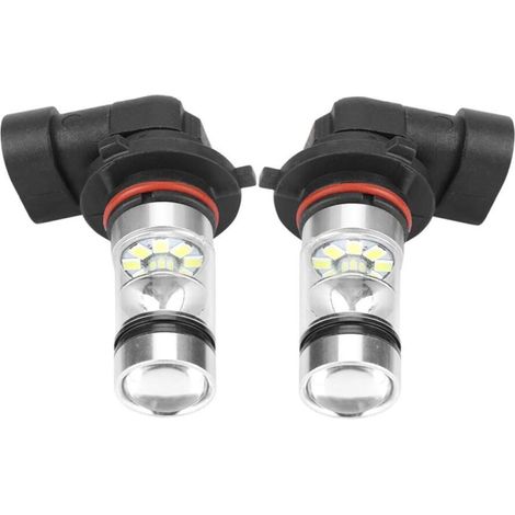 2pcs Ampoules LED Blanches Haute Luminosité 9006 pour Phares Antibrouillard pour éclairage Enti Brouillard Feu pour led Anti erreur Ampoules Antibrouillard de Voiture (1/5)
