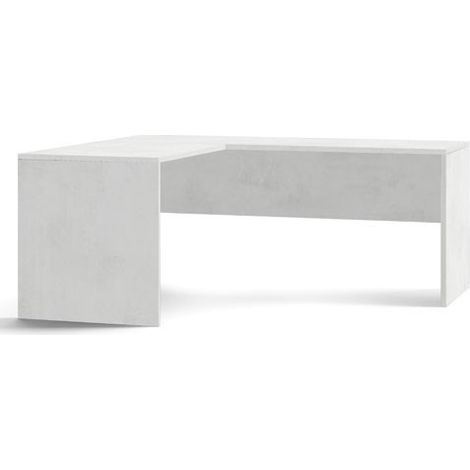 Scrivania Angolare Sinistra 160L x 150P x h76 – Finitura Bianco Opaco – Sarmog (1/3)