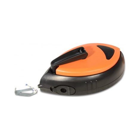 Edma – Cordeau à rembobinage rapide 30 m – Système de filtrage intégré – Ø fil 1mm – Conforme norme REACH (1/2)