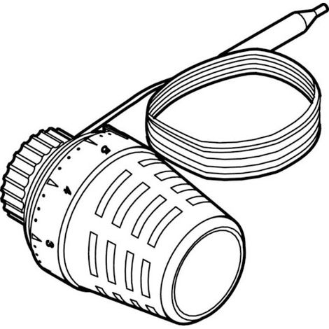 VIEGA 698492 Tête de thermostat Fonterra 1254.1 (1/3)