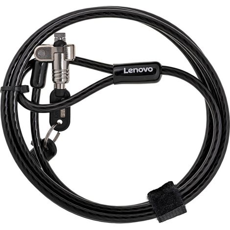 Câble antivol Lenovo 4Z10P40247 Noir 1,8 m (1/2)