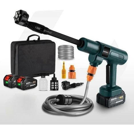 Nettoyeur haute pression électrique 3500W 200 bars – Débit 4,1 L/min – Moteur Brushless – Longueur tuyau 5m – Avec 2 batteries 15 000 mA – M-E (1/5)
