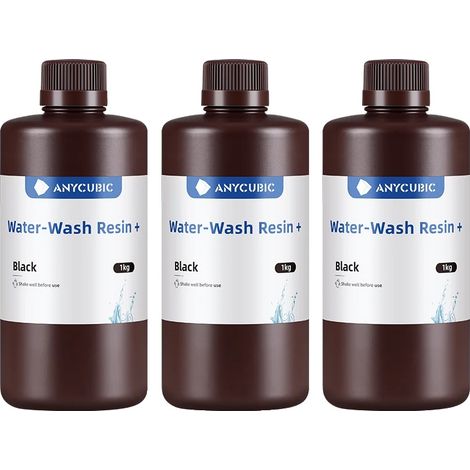 Resina para impresoras 3D, lavable con agua, de alta precisión, brilla en verde. (1/2)