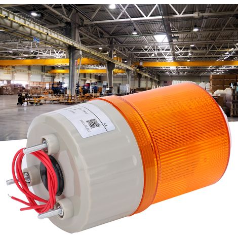 BERM® BEM-1081J Alarmanzeige für Geräte, LED, akustisches und optisches Signal, 220 V AC, Gelb (1/5)