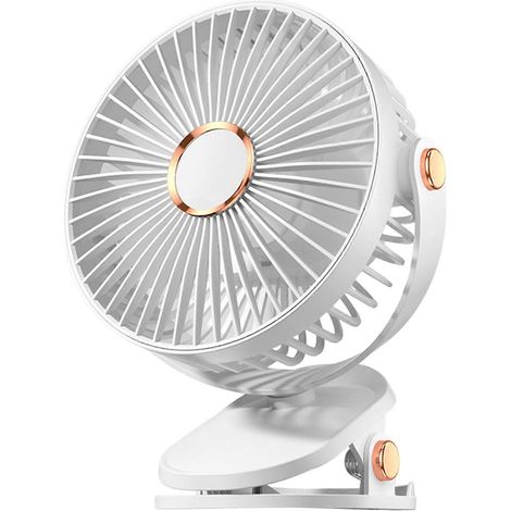 Kleiner, klassischer 15-cm-Clipventilator mit 5 Geschwindigkeitsstufen, 720°-Öffnungswinkel, leise, 4-in-1-Funktion, ideal für Zuhause und Büro. Geeignet für den Einsatz zu Hause und im Büro. (1/5)