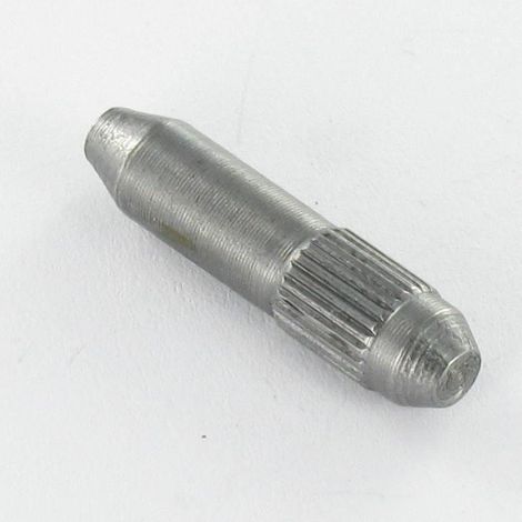 PIGE Moletée 6.2X25 Filetée sur 6 Acier brut-1 pièce (1/2)