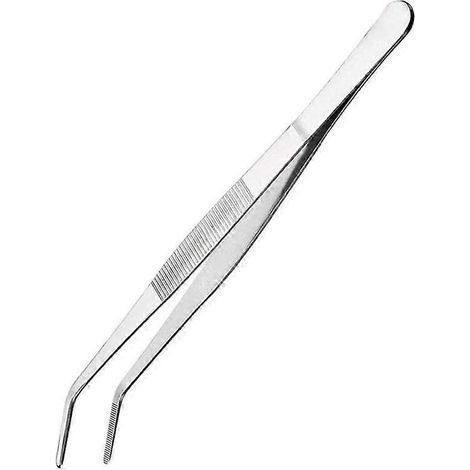 Pince de cuisine de précision en acier inoxydable, pince longue, pince en métal, pince de chef (1/5)