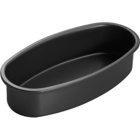 Moule à Cheesecake Oval en Carbone avec Revêtement Antiadhérent - 23x12x5cm pour Cakes et Pâtisserie