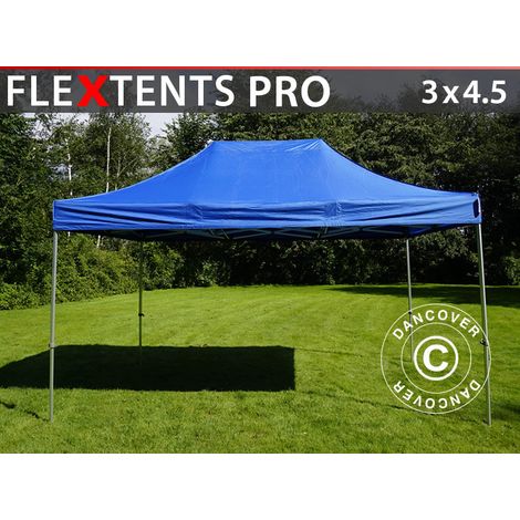 Faltzelt FleXtents PRO 3x4,5m Blau