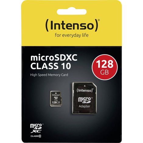 Intenso 3413491 mémoire flash 128 Go MicroSDXC Classe 10