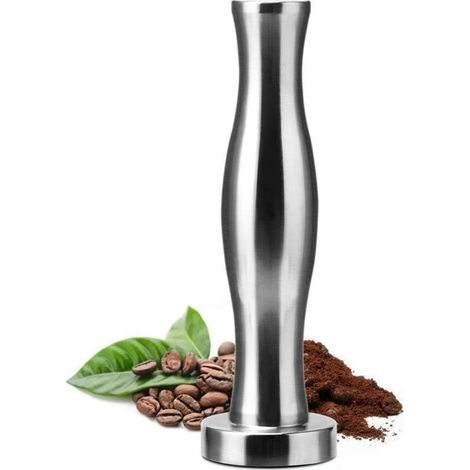 Tampon à café, Tampon à base plate de grains de café en acier inoxydable de 24mm en acier inoxydable, pour capsules Nespresso-Fei Yu (1/5)