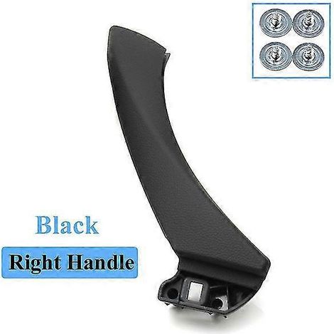 Poignée de porte intérieure de remplacement pour BMW Série 3 E92 Coupé 320i, 330i et 335i (2007-2014) - Côté conducteur (gauche) - Noir - Disponible en 4 couleurs (1/5)
