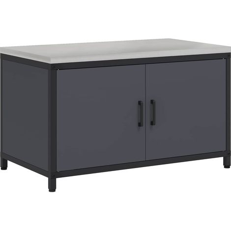 Maison Exclusive - Stoccaggio in cucina HATTEM Antracite 90 x 50 x 53 cm Acciaio