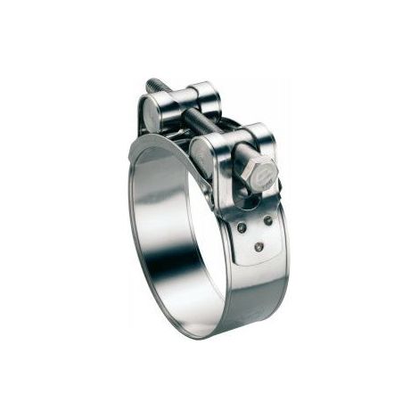 Collier à tourillons pour tuyau épais et arme Inox W5 Diamètre 86 à 91