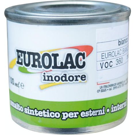 SMALTINO "EUROLAC" 100ML BIANCO PANNA