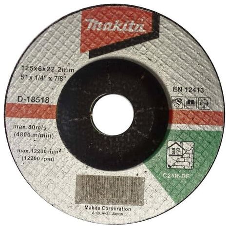 Makita D-18518 - Disco para hormigón Makita 125 x 6 mm C24R