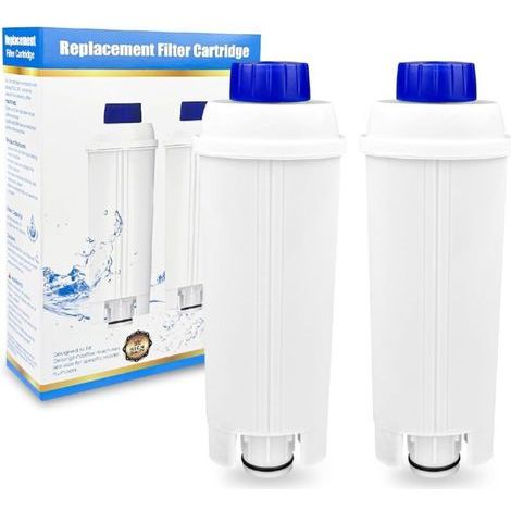2 Pièces Filtres à Eau, Compatible avec Machine à Café DLSC002, ECAM, ETAM, EC680, EC800 Series, Filtre à café, Detartrant Water Filter, pour Adoucir l'eau et Réduire le Calcaire (1/5)