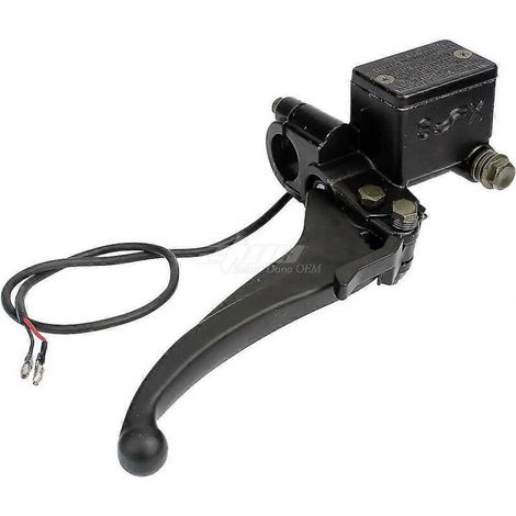 Maître-cylindre de frein avant gauche/droite pour moto, karting, moto tout-terrain, scooter, buggy - Levier de frein hydraulique droit (1/5)