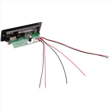 Lot de 2 amplificateurs 2 x 25 W 50 W, lecteur MP3, décodeur, 5 V-12 V, Bluetooth 5.0, module radio FM pour voiture, compatible TF, USB, AUX