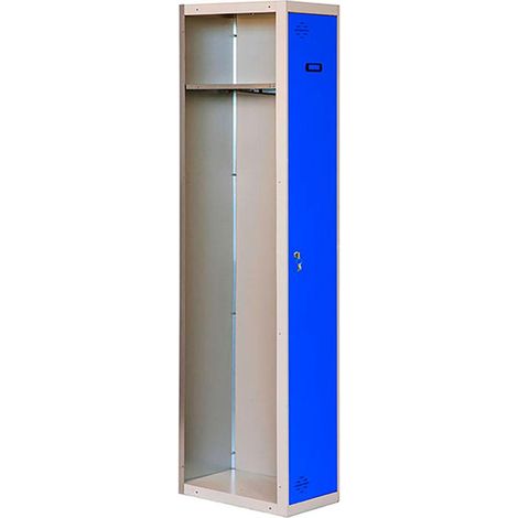 Simonrack Armadio metallico grigio con porte blu 1800x500x500 mm