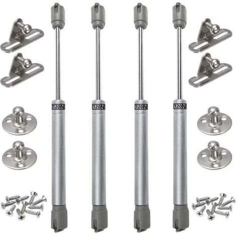 4PCS vrins gaz 120N verin meuble hydraulique ressort amortisseurs gaz d'origine porte armoire de cuisine Bras pneumatique pour levage de porte armoire
