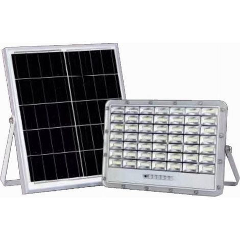 Trade Shop - Faro Led Pannello Solare 200w Luce Fredda Indicator Carica Tk08-200 W - (1/5)