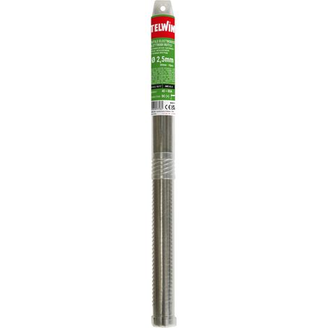 Telwin Elettrodi Rutili in Acciaio Inox, kit di 10 pezzi, 2.5 mm, Grigio (1/2)
