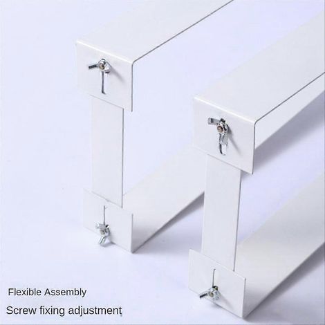 Support de fixation sous bureau pour PC, compatible avec boîtier et unité centrale, noir (1/5)