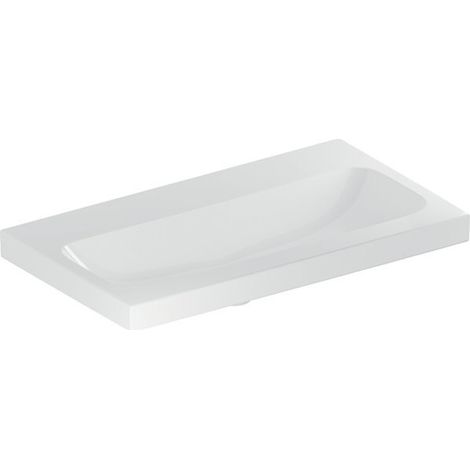 Geberit iCon Light lavabo avec saillie raccourcie, 75 cm x 42 cm,