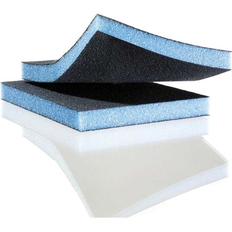 Éponges abrasives support mousse très flexible G.180 - HERMES ABRASIFS - 6005819